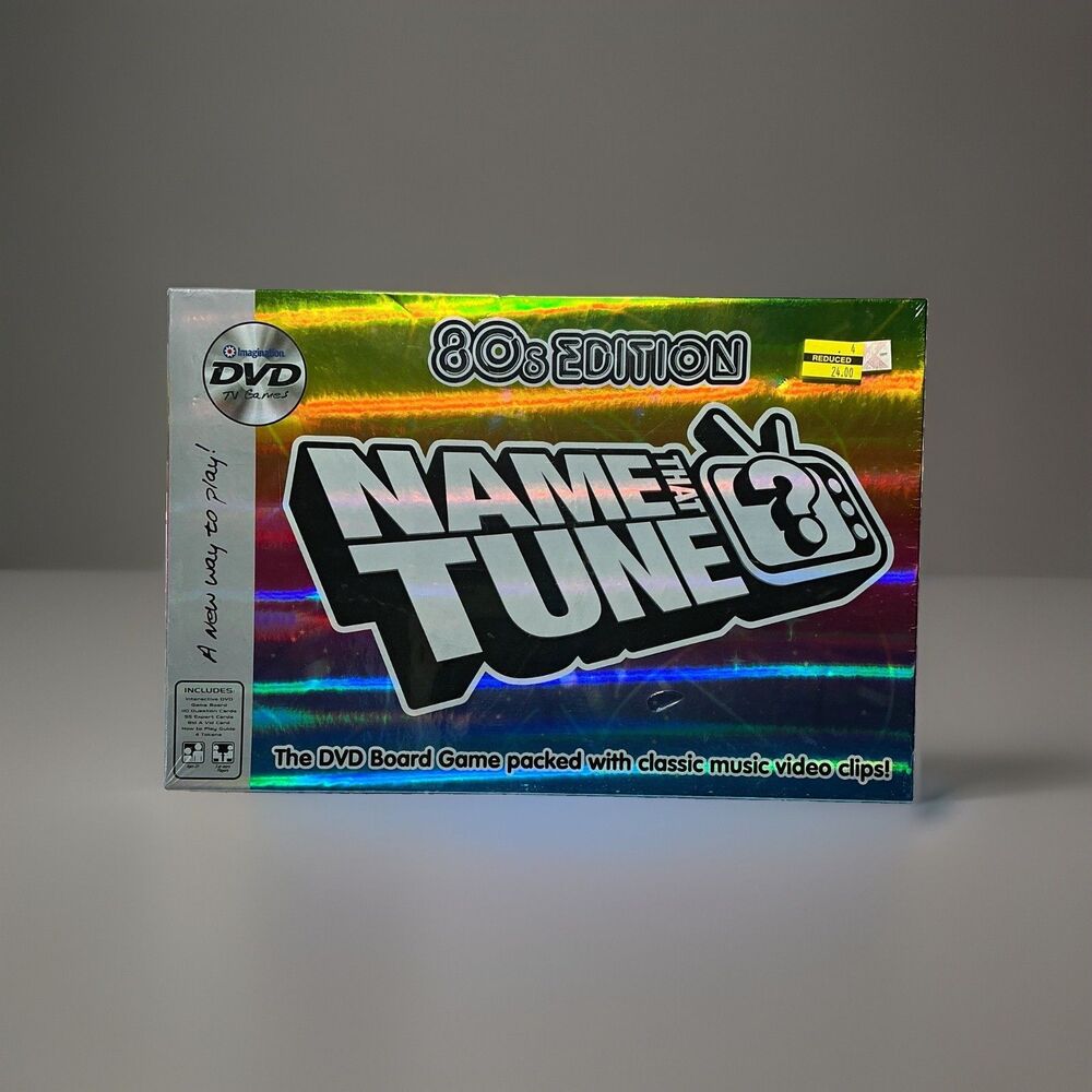 Imagination Name That Tune 80s Edition DVD Board Game Complete, 2+ Players